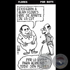 FLORES - Caricatura de Fiorello Botti - Año 2008